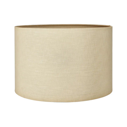 Butterscotch Linen Self Lined Drum Lampshade 30cm/12in – Click Style