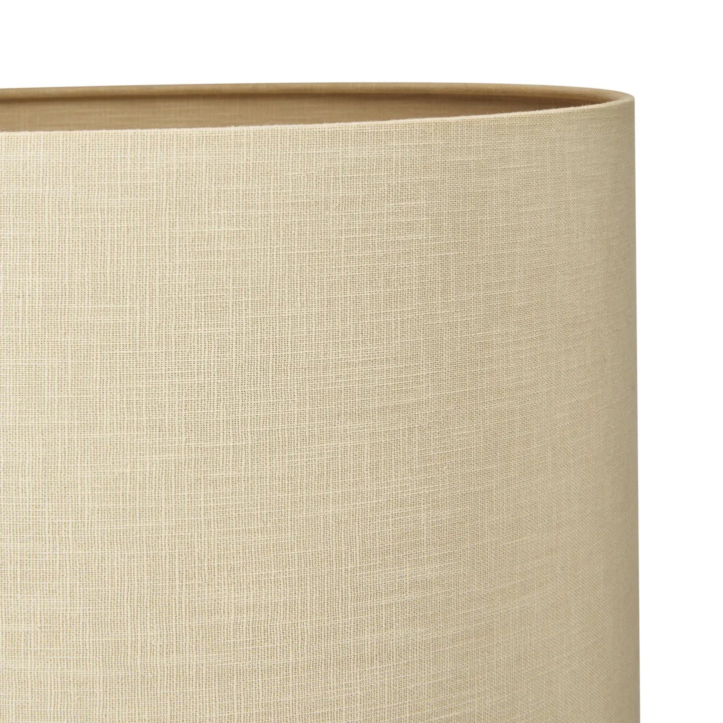 Butterscotch Linen Self Lined Drum Lampshade 30cm/12in – Click Style