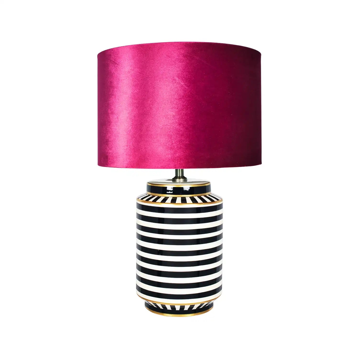 Cerise Pink Velvet Drum Lampshade 40cm/16in – Click Style