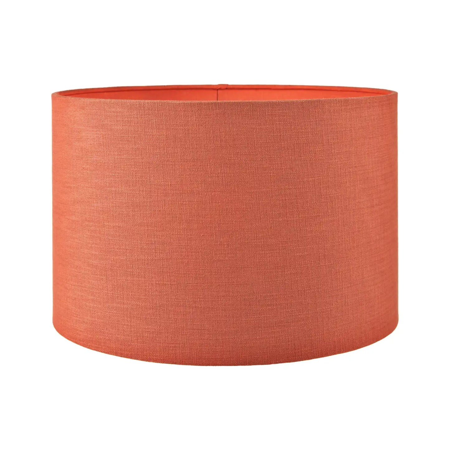 Cinnamon Linen Self Lined Drum Lampshade 30cm/12in – Click Style