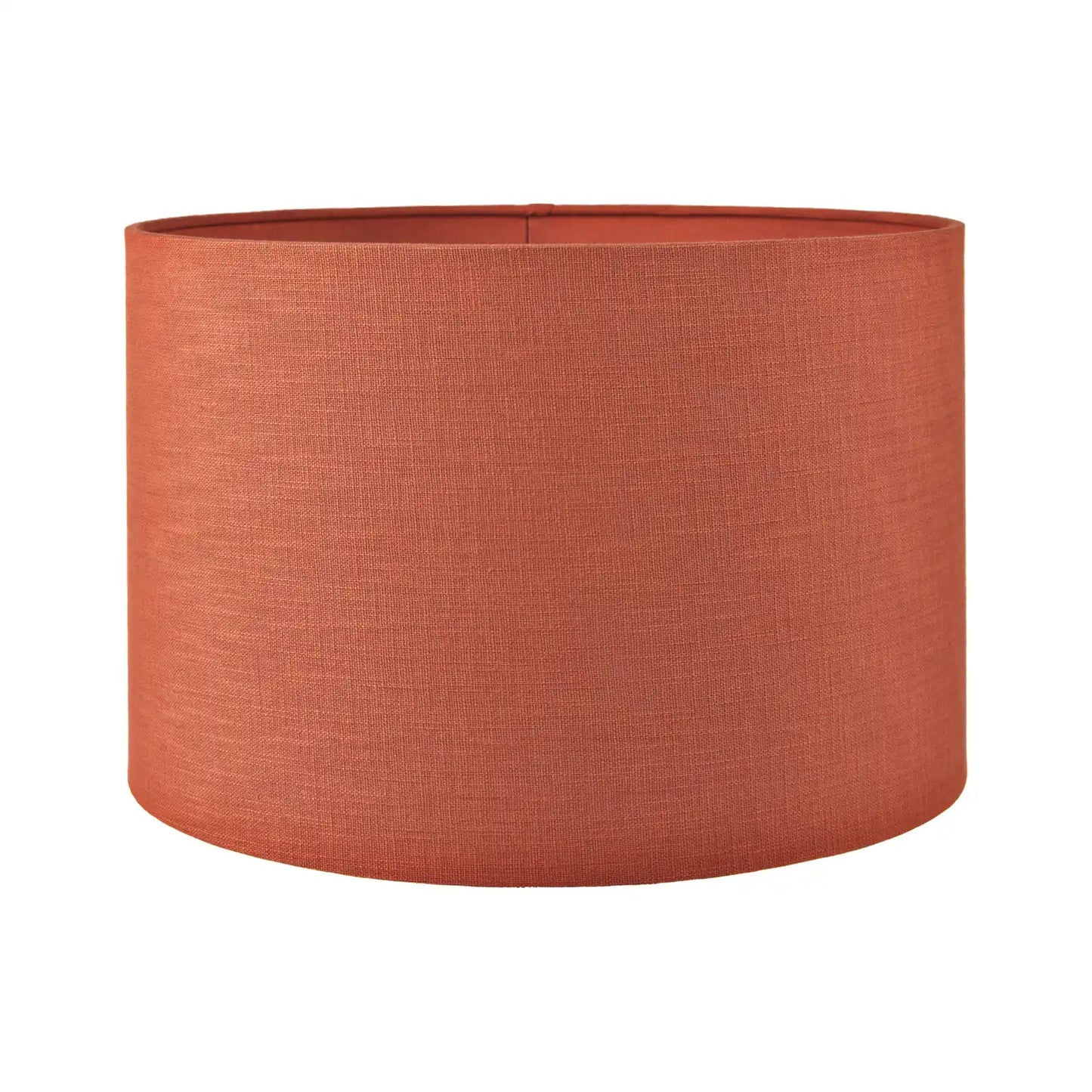 Cinnamon Linen Self Lined Drum Lampshade 30cm/12in – Click Style