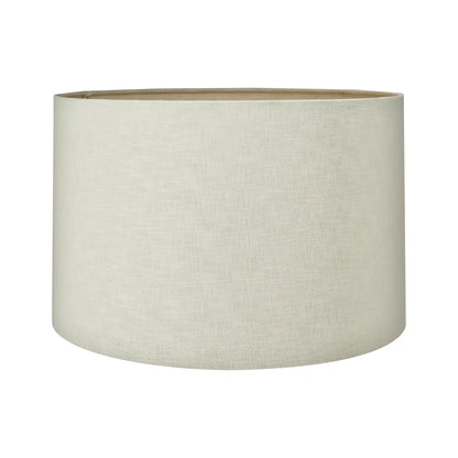 Cream Linen Self Lined Drum Lampshade 30cm/12in – Click Style