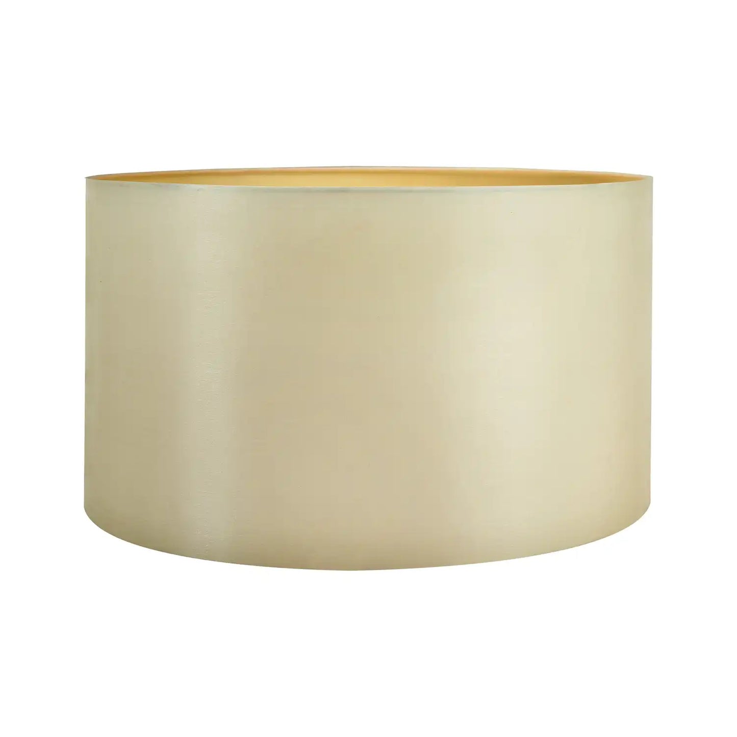 Dark Cream Silk Self Lined Drum Lampshade 35cm/14in – Click Style