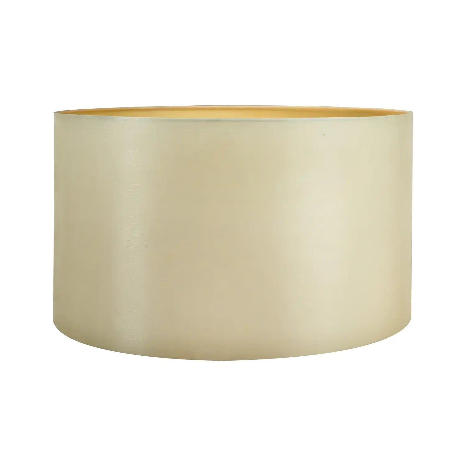 Dark Cream Silk Self Lined Drum Lampshade 35cm/14in – Click Style