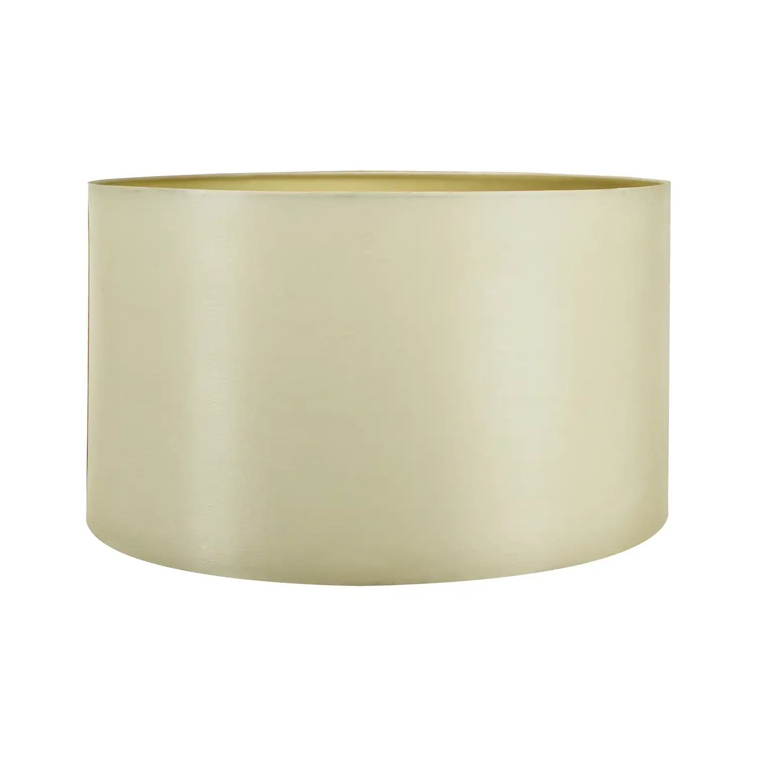 Dark Cream Silk Self Lined Drum Lampshade 35cm/14in – Click Style