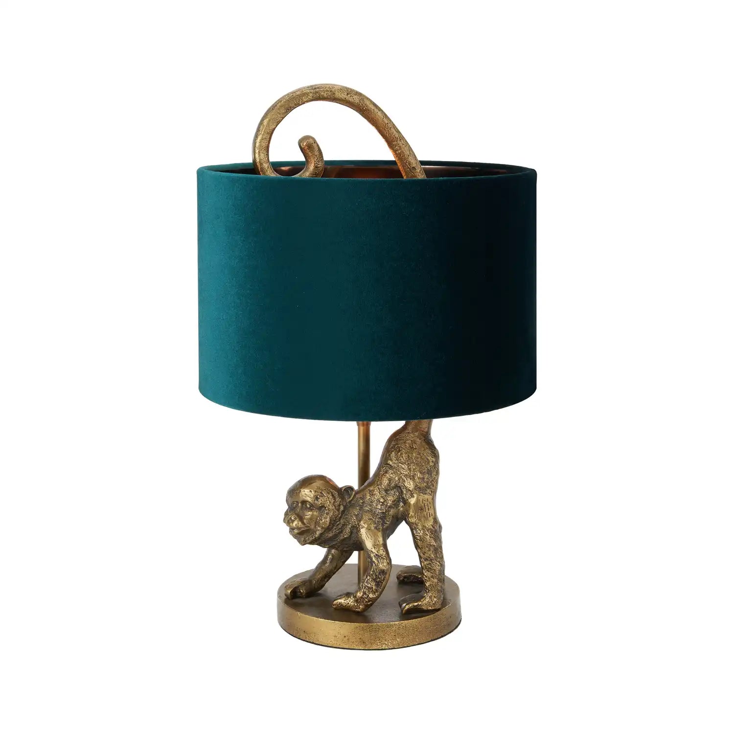 Emerald Green Velvet Drum Lampshade 30cm/12in – Click Style