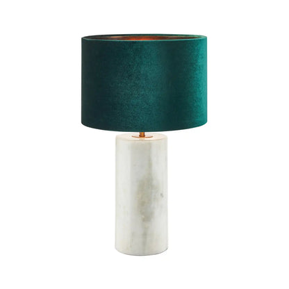 Emerald Green Velvet Drum Lampshade 30cm/12in – Click Style