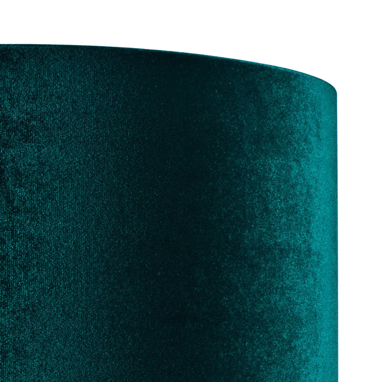 Emerald Green Velvet Drum Lampshade 35cm/14in – Click Style