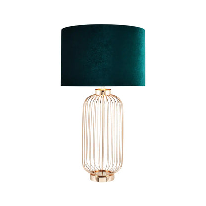 Emerald Green Velvet Drum Lampshade 40cm/16in – Click Style