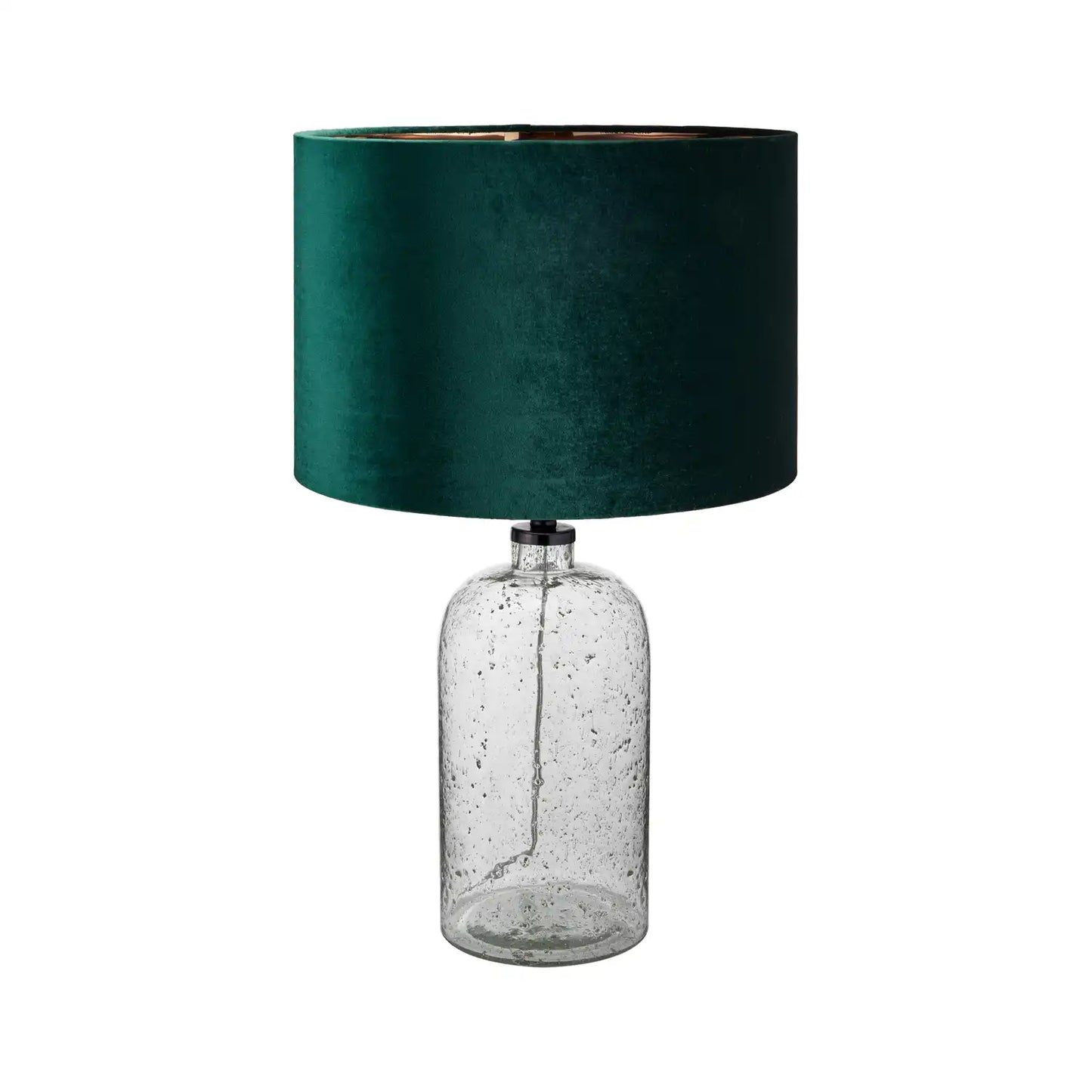 Emerald Green Velvet Drum Lampshade 40cm/16in – Click Style