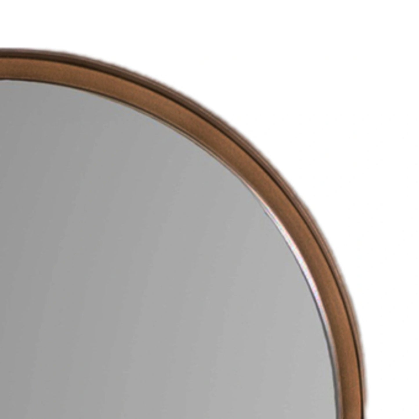 Full Length Aged Bronze Channel Frame Arched Leaner Mirror 170x50.5x4cm – Click Style