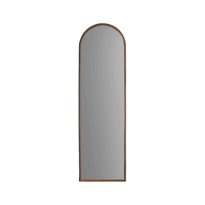 Full Length Aged Bronze Channel Frame Arched Leaner Mirror 170x50.5x4cm – Click Style