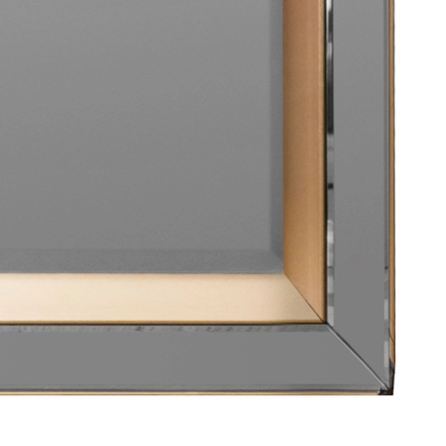 Full Length Bevelled Glass & Gold Inlay Framed Leaner/Wall Mirror 158x69x3cm – Click Style