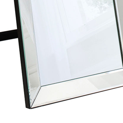 Full Length Bevelled Silver Glass Edge Freestanding Mirror 155x48x4cm – Click Style