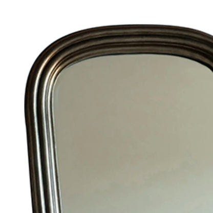 Full Length Brushed Brass Finish Arched Freestanding Mirror 160x42x4cm – Click Style