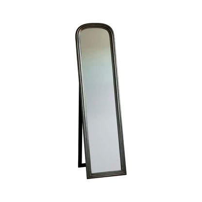 Full Length Brushed Brass Finish Arched Freestanding Mirror 160x42x4cm – Click Style