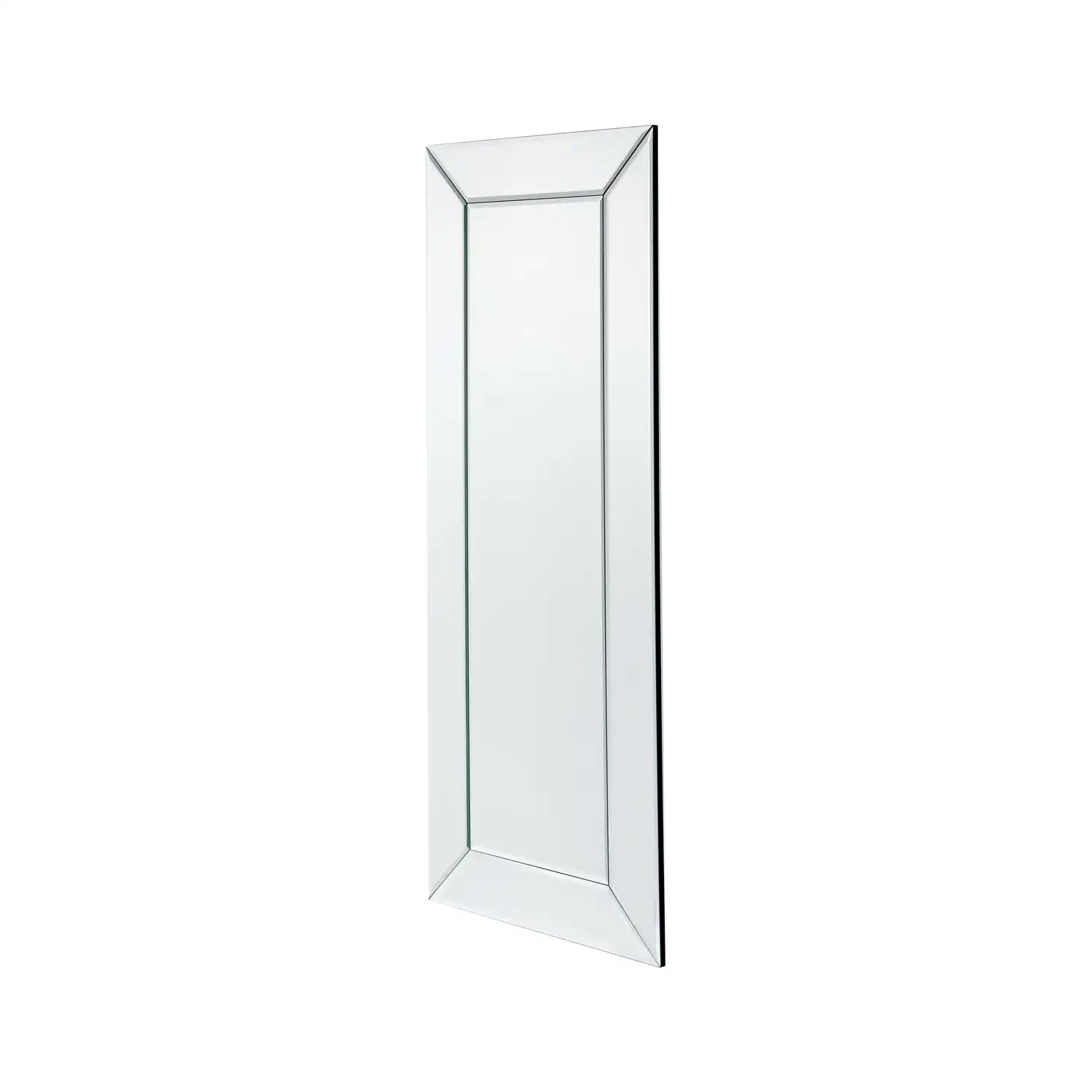 Full Length Rectangular Bevelled Edge Wall Mirror 150x60x2cm – Click Style