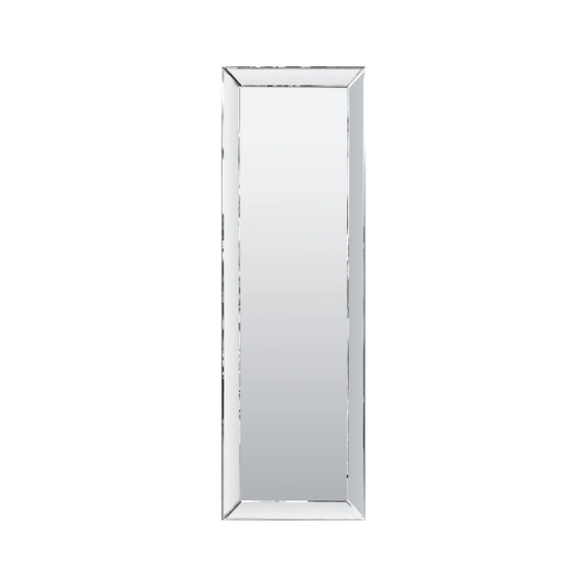 Full Length Silver Bevelled Glass Edge Wall Mirror 142.5x51x4cm – Click Style