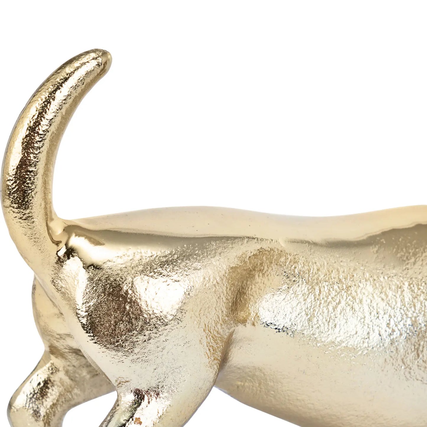 Gold Sausage Dog Bookends – Click Style