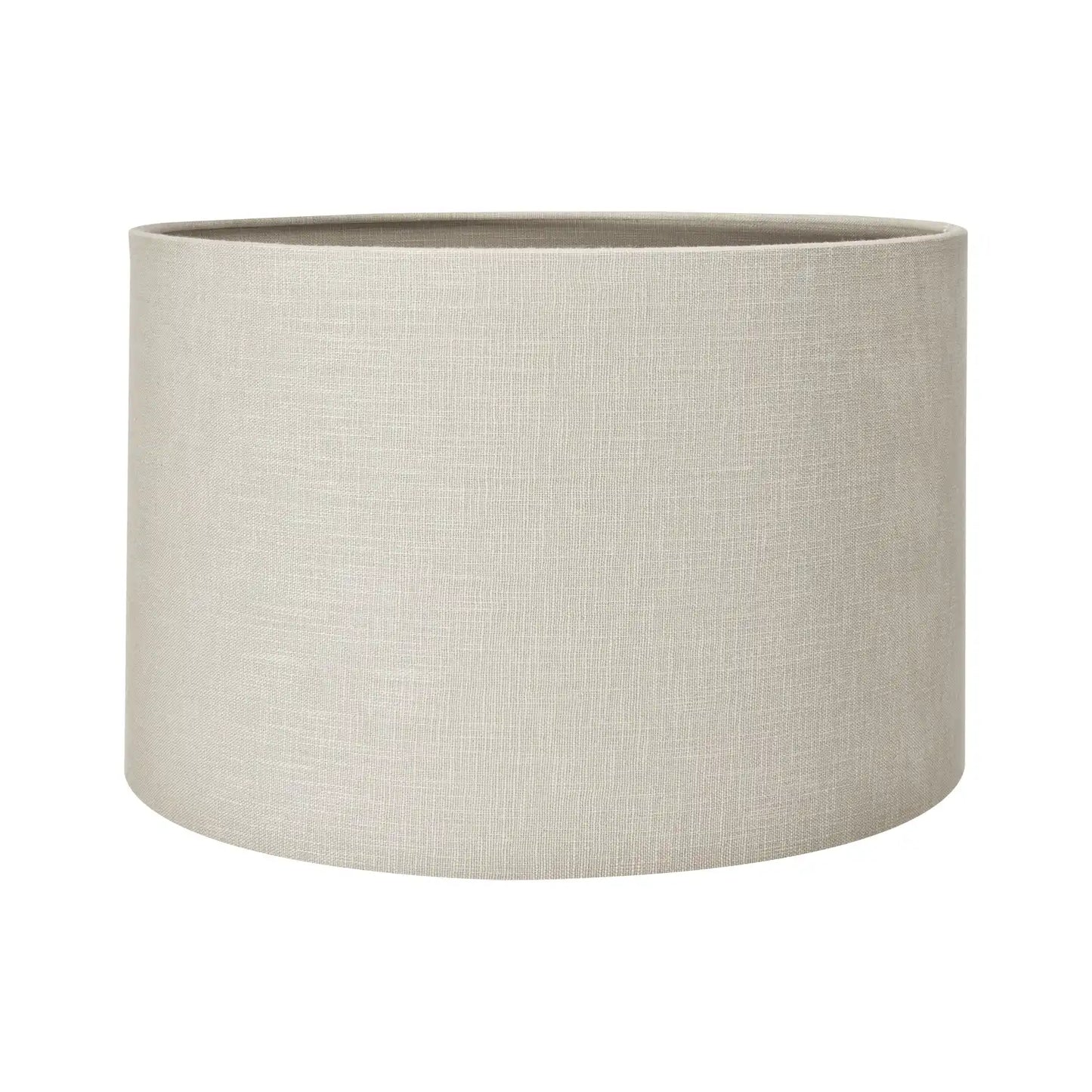 Grey Linen Self Lined Drum Lampshade 30cm/12in – Click Style