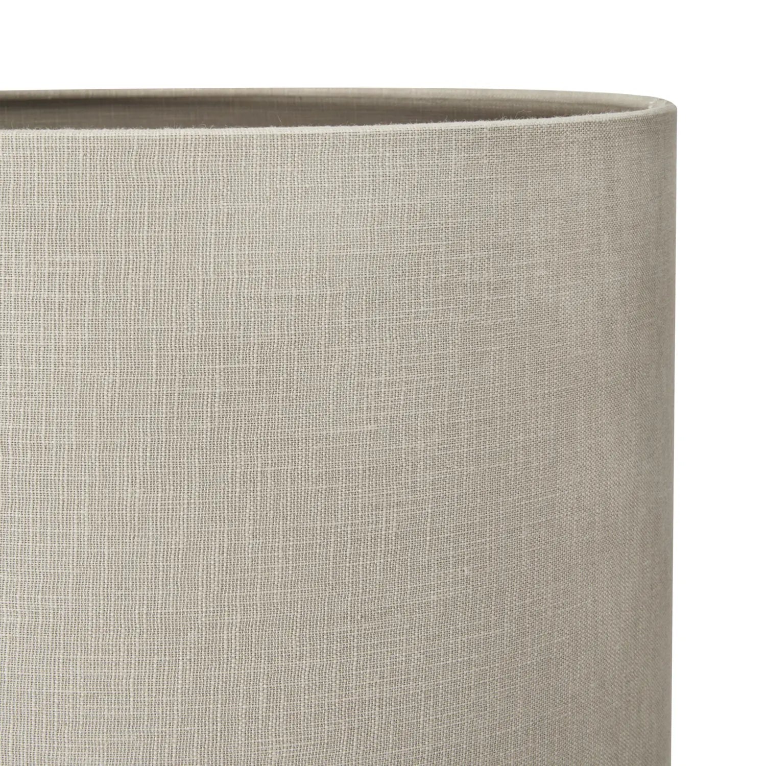 Grey Linen Self Lined Drum Lampshade 30cm/12in – Click Style