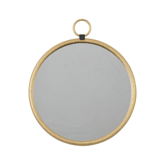 Industrial Pocket Watch Gold Wall Mirror 40x2cm – Click Style