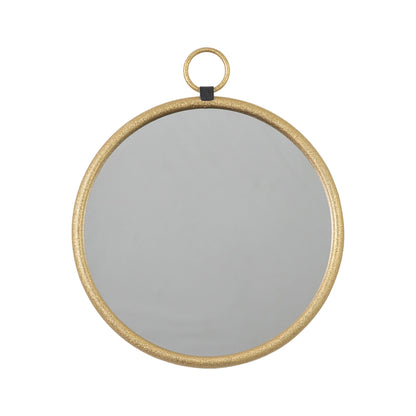 Industrial Pocket Watch Gold Wall Mirror 40x2cm – Click Style