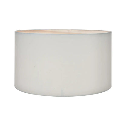 Ivory Polycotton Drum Lampshade 30cm/12in – Click Style