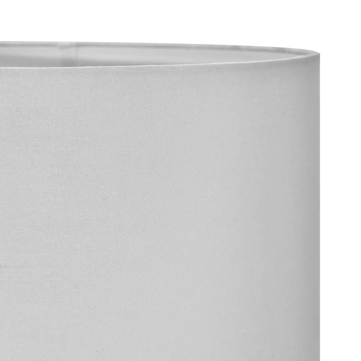 Ivory Polycotton Drum Lampshade 40cm/16in – Click Style