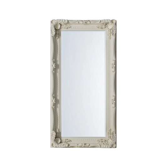 Large Baroque Rectangular Cream Leaner Mirror 175.5x89.5x9.5cm – Click Style