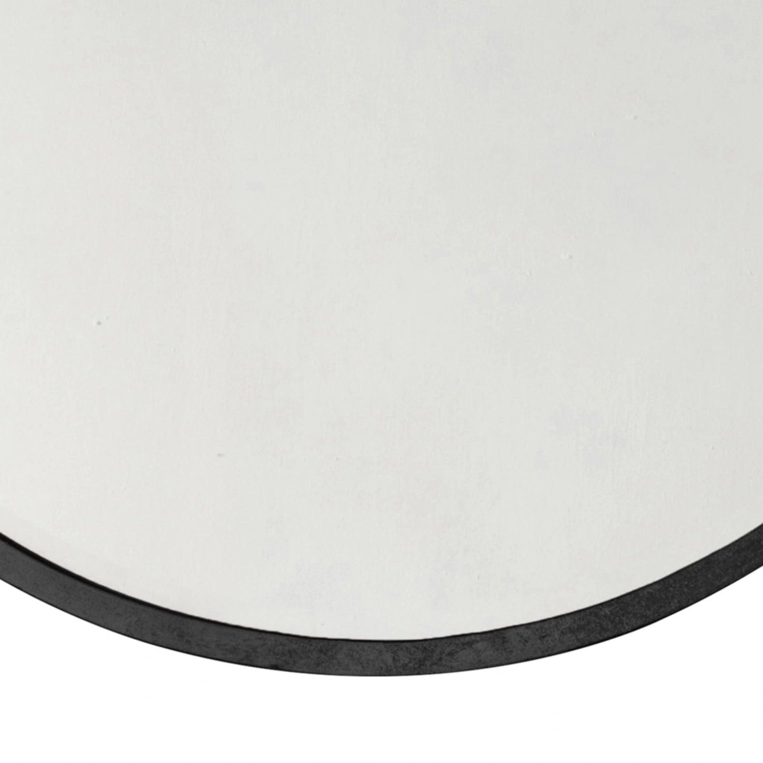 Large Minimalistic Round Black Wall Mirror 80x2cm – Click Style