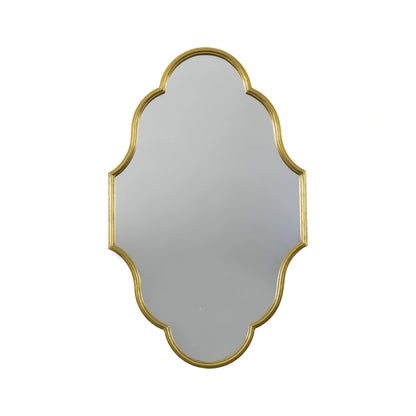 Large Moroccan Design Gold Framed Wall Mirror 90x56x3cm – Click Style