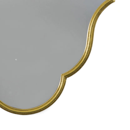 Large Moroccan Design Gold Framed Wall Mirror 90x56x3cm – Click Style