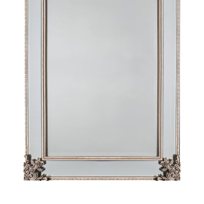 Large Ornate Rectangular Champagne Wall Mirror 114x83x4.5cm – Click Style