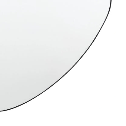 Large Pebble Black Wall Mirror 85x75x2cm – Click Style