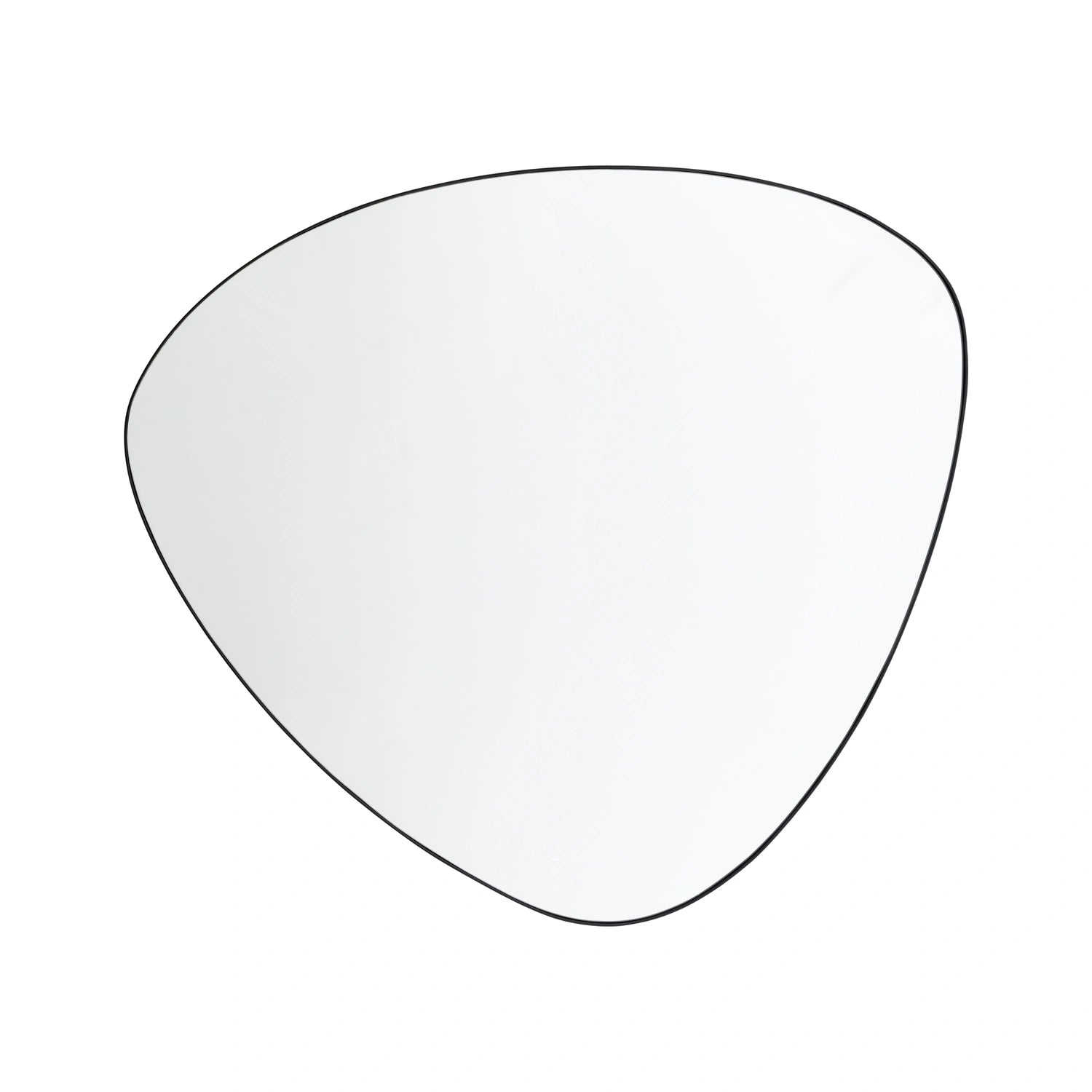 Large Pebble Black Wall Mirror 85x75x2cm – Click Style