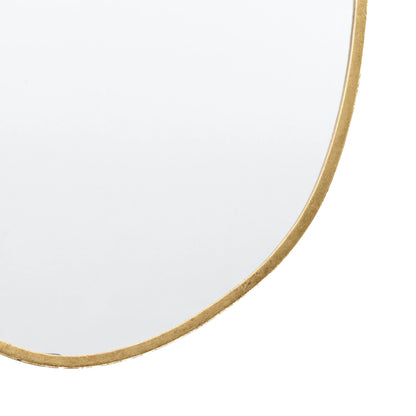 Large Pebble Gold Wall Mirror 90x70x2.5cm – Click Style