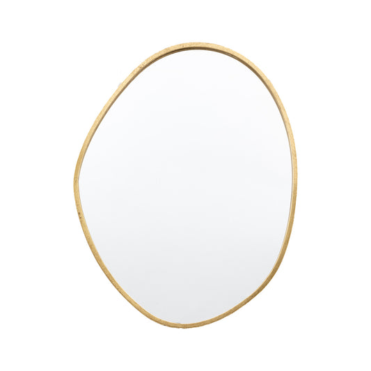 Large Pebble Gold Wall Mirror 90x70x2.5cm – Click Style