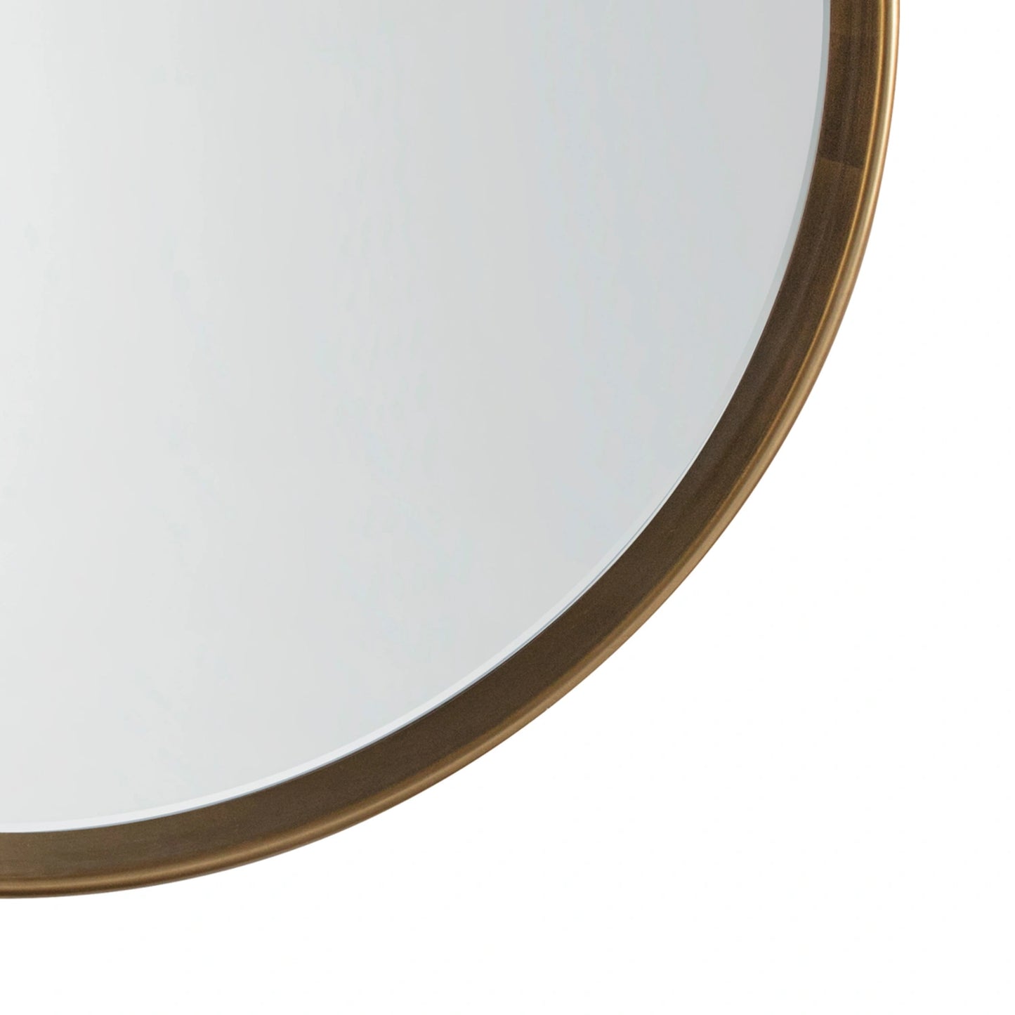 Large Round Deep Edge Gold Wall Mirror 95x9cm – Click Style