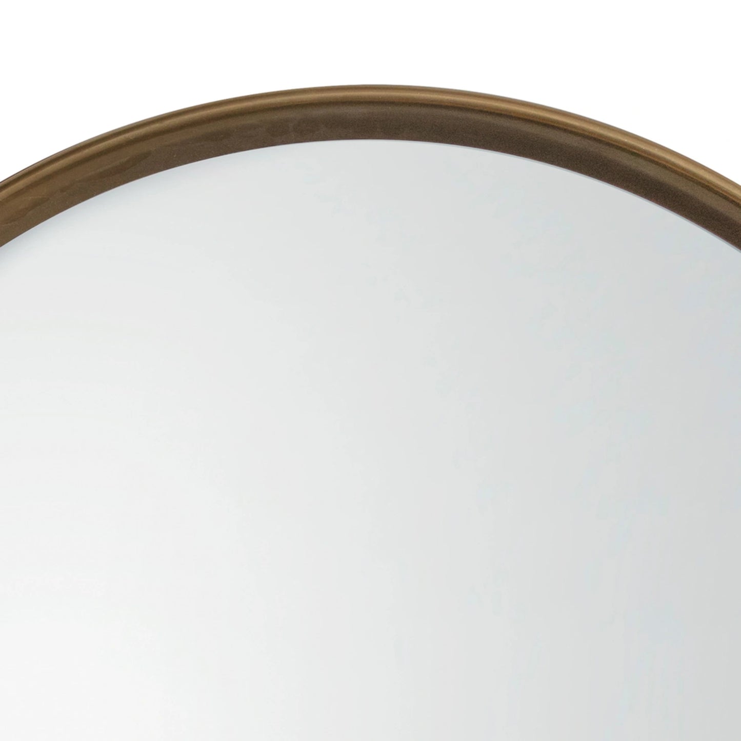 Large Round Deep Edge Gold Wall Mirror 95x9cm – Click Style