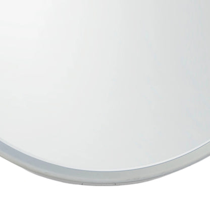 Large Round Deep Edge White Wall Mirror 95x9cm – Click Style