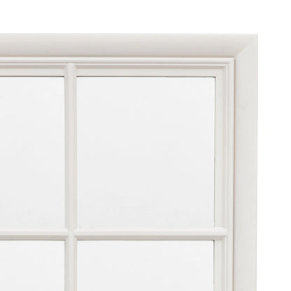 Large Traditional Rectangular Matt Stone Window Wall Mirror 130x95x3.2cm – Click Style