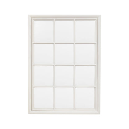 Large Traditional Rectangular Matt Stone Window Wall Mirror 130x95x3.2cm – Click Style