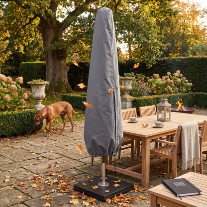 Platinum AeroCover Breathable Centre Pole Parasol Cover with Fibreglass Rod for Garden Parasols – Water-Resistant Outdoor Protective Cover 165x35cm | Click Style