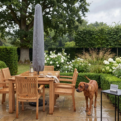 Platinum AeroCover Breathable Centre Pole Parasol Cover with Fibreglass Rod for Garden Parasols – Water-Resistant Outdoor Protective Cover 165x35cm | Click Style