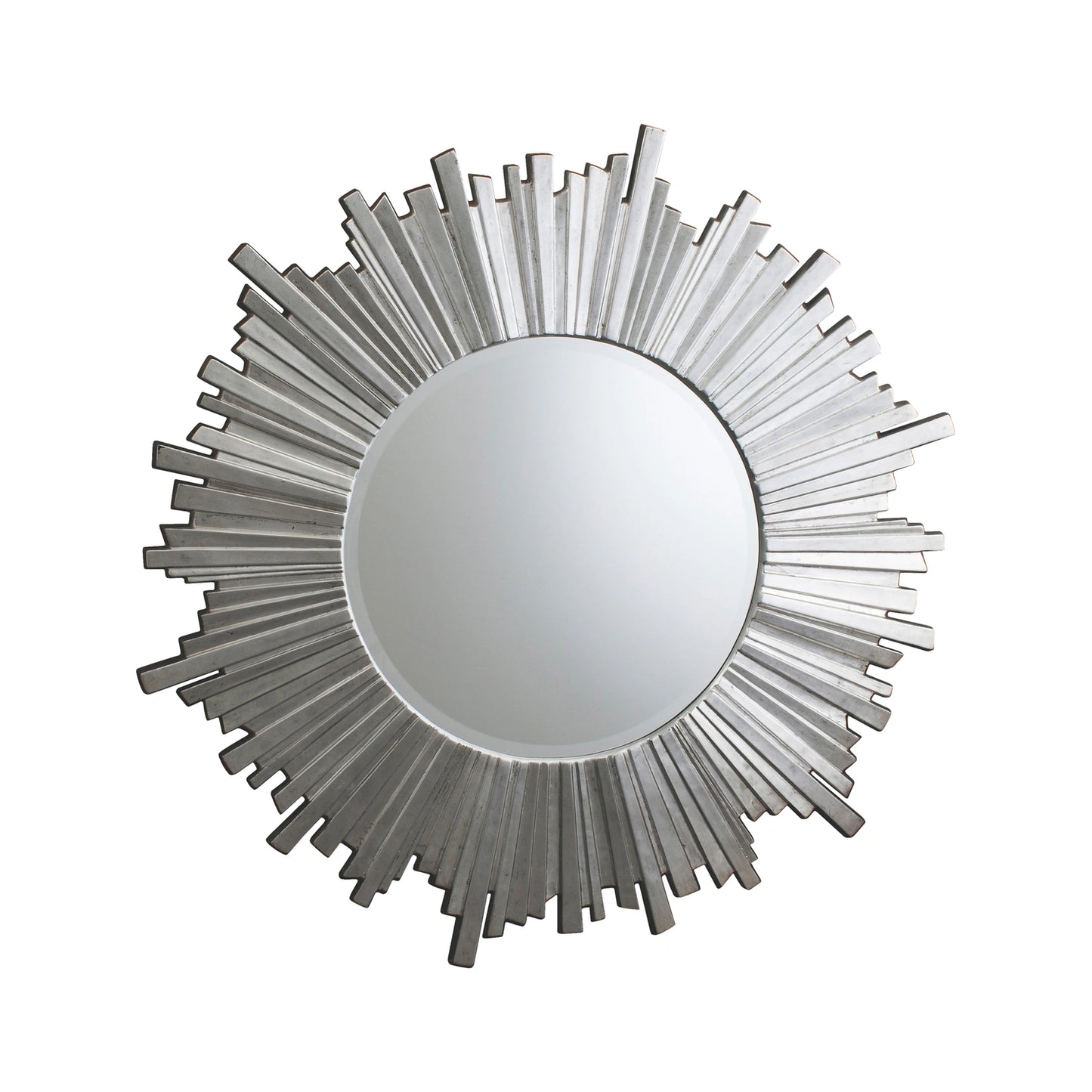 Layla Round Silver Starburst Wall Mirror 100x100x3cm – Click Style