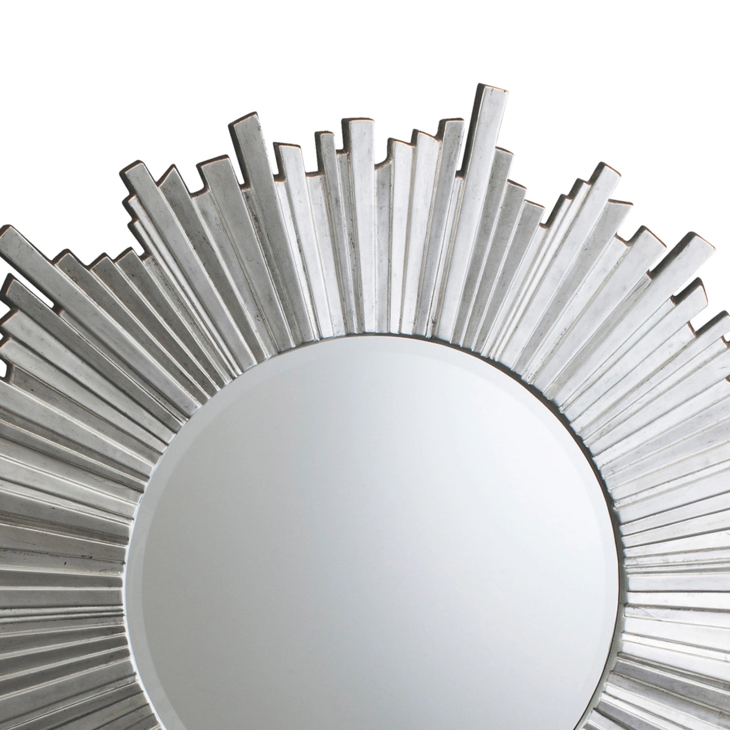 Layla Round Silver Starburst Wall Mirror 100x100x3cm – Click Style