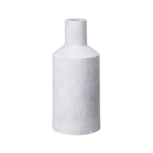 Light Grey Ceramic Bottle Vase – Click Style