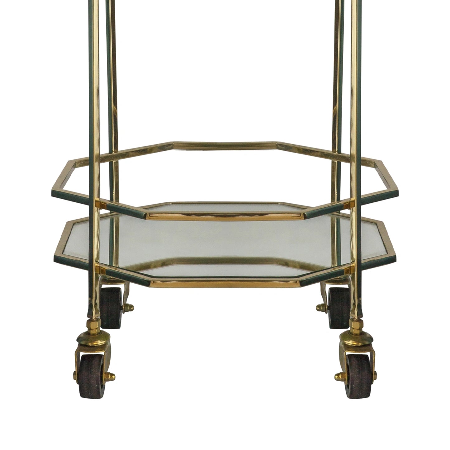 Manuel Compact Octagonal Gold Cocktail Trolley – Click Style