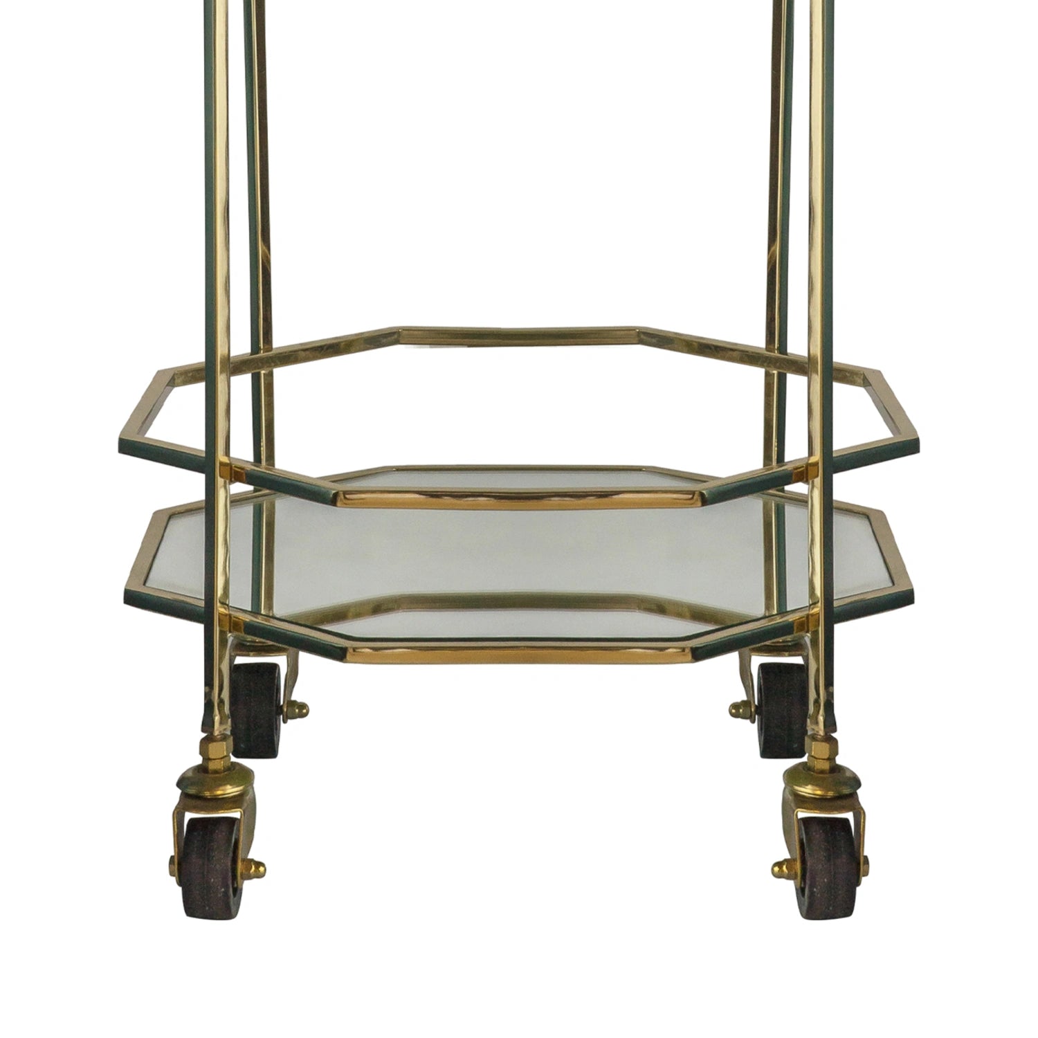 Manuel Compact Octagonal Gold Cocktail Trolley – Click Style